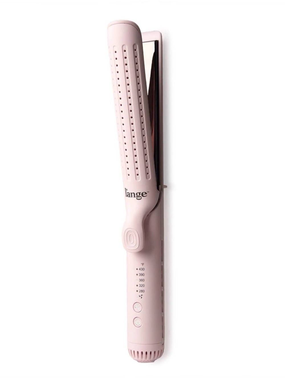L’ange Le Duo Grande 360° Airflow Styler Blush Pink 2-in-1 Straightener Curler